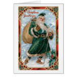 Vintage Christmas Card - Christmas Greetings