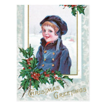 Vintage Christmas Card Postcards