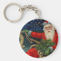 Vintage Christmas Keychain