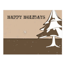 VINTAGE CHRISTMAS POSTCARD5, HAPPY HOLIDAYS