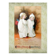 Vintage Christmas Postcard Greetings