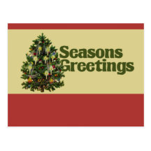 Vintage Christmas Seasons Greetings Post Cards