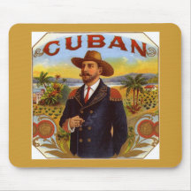 Vintage Cigar Advertisement Mouse Mat