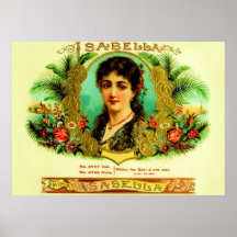 Vintage Cigar Box Label Posters