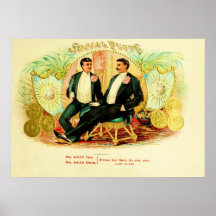Vintage Cigar Box Label Posters
