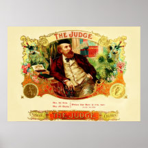 Vintage Cigar Box Label Print