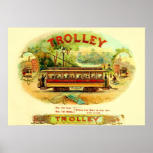 Vintage Cigar Box Label Print