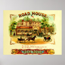 Vintage Cigar Box Label Print