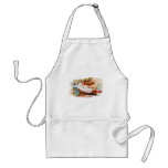 Vintage Cigar Label Art Straight Flush with Hearts Apron