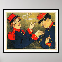 Vintage Cigarette Ad:  Sigarettenreclame Posters