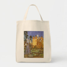Vintage Cinderella, Fairy Godmother, Golden Coach Tote Bag