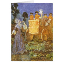 Vintage Cinderella, Fairy Godmother, Golden Coach Card