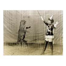 Vintage Circus Trainer Postcards