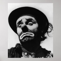 Vintage Clown Poster