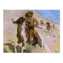 Vintage Cowboy, The Scout by Remington Postcard