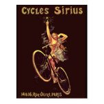 Vintage Cycles Sirius Bicycle Poster Postcard