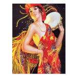 Vintage Dancer Postcard