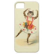 Vintage Dancing Cat iPhone 5 Cover