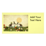 Vintage Easter Bunnies Customized Photo Card