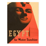Vintage Egypt Sphinx Postcard