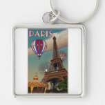 Vintage Eiffel Tower Keychain