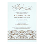 VINTAGE ELEGANCE  |  BAPTISM INVITATION