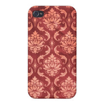 Vintage Elegant Cherry Flora iPhone Case iPhone 4 Cover