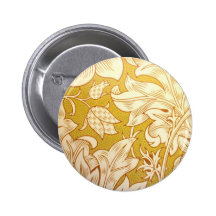 Vintage Fabric Button Badge