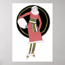 Vintage Fashion Advertising Poster or Print