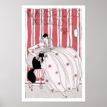 Vintage Fashion Advertising Poster or Print
