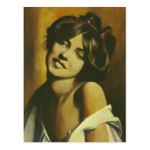 Vintage Fashion Postcard