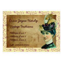 Vintage Fashions Business Card Template