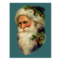 Vintage Father Christmas Postcard