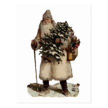 Vintage Father Christmas Postcard