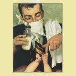 Vintage Father's Day with Dad Changing Diapers! cards