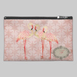 Vintage Flamingo Monogram Travel Accessory Bag bagettes bags