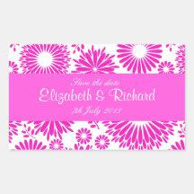 Vintage floral pink Sticker