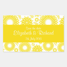 Vintage floral yellow Sticker