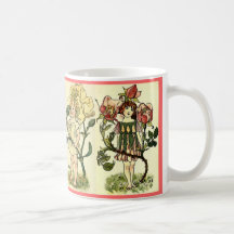 Vintage Flower Girl Mug #2