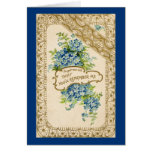 Vintage Forget-Me-Not Greeting Cards
