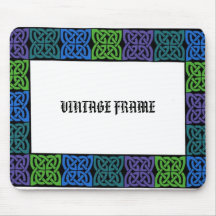 , VINTAGE FRAME ART DECO MOUSE MAT