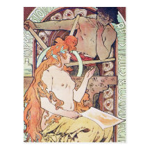 Vintage French Art Postcard