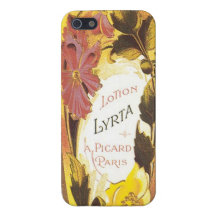 Vintage French Cosmetic label Feminine iPhone 5 Case