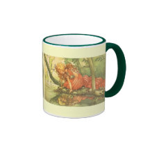 Vintage Frog Prince; Princess and Her Reflection Mug