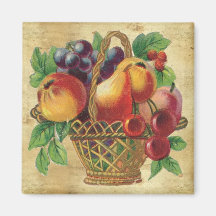 Vintage Fruits Magnet