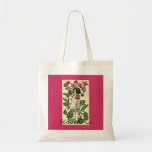 Vintage Garden Cuties Tote Bags