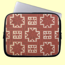 Vintage Geometric Abstract (3) laptop sleeves