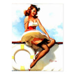 Vintage Gil Elvgren Sailor Nautical Pin up Girl Postcards