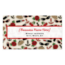 Vintage Glamour Inspired Business Card
