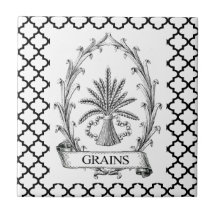 Vintage Grains Tile